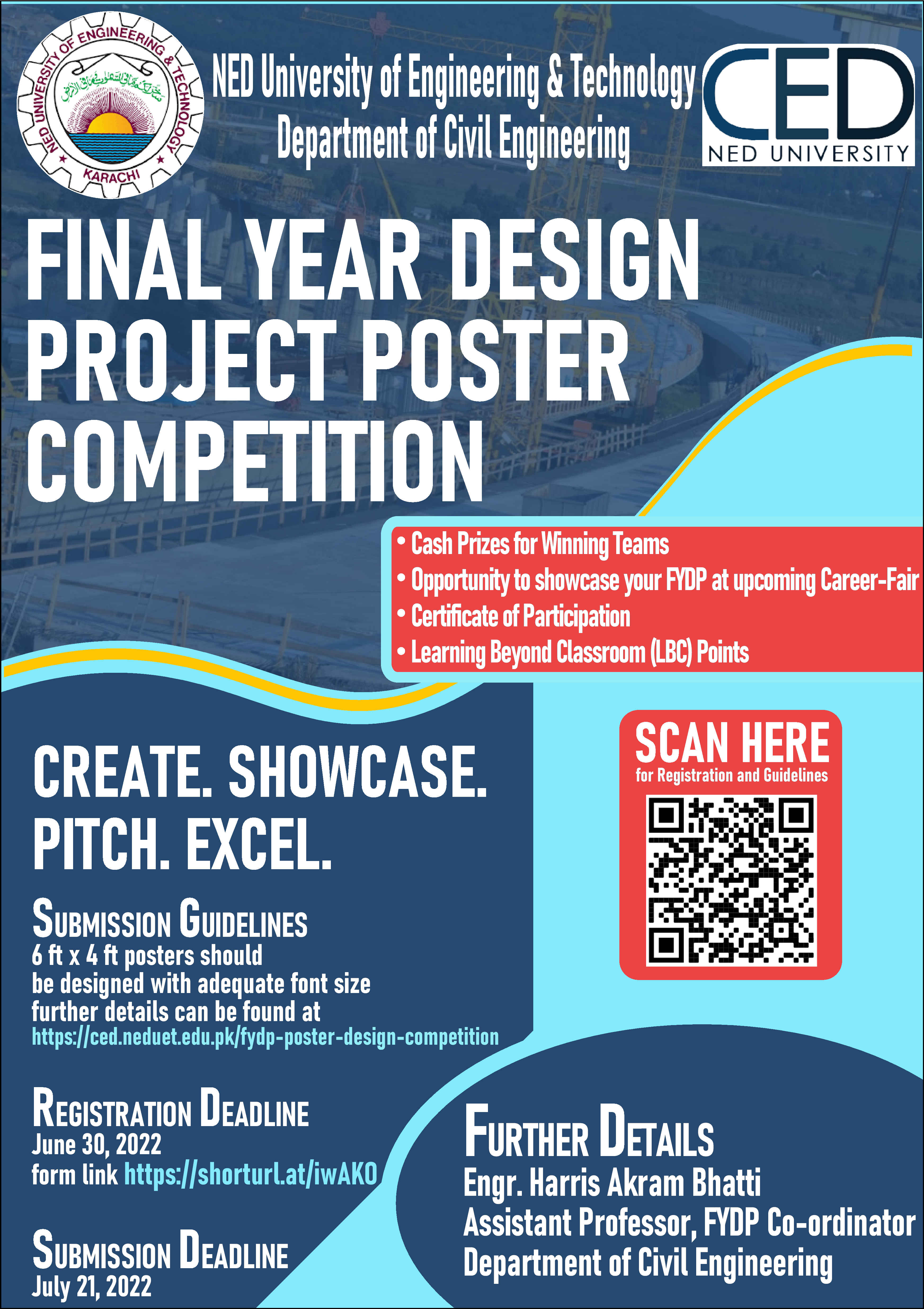 FYDP Poster Design Competition Department of Civil Engineering NED
